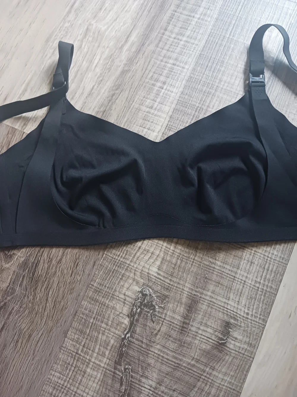 Kindred Bravely Black Seamless Wireless Nursing Bra